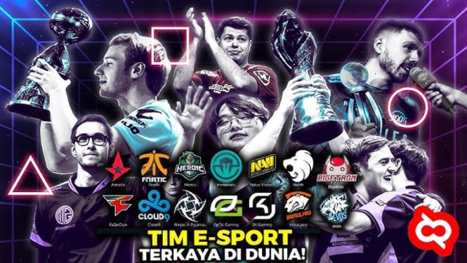 10 Atlet Esports Terkaya di Dunia, Penghasilannya Fantastis!