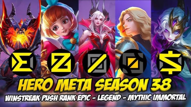 Daftar Hero Terkuat di Mobile Legends Update Terbaru 2025 Season 38
