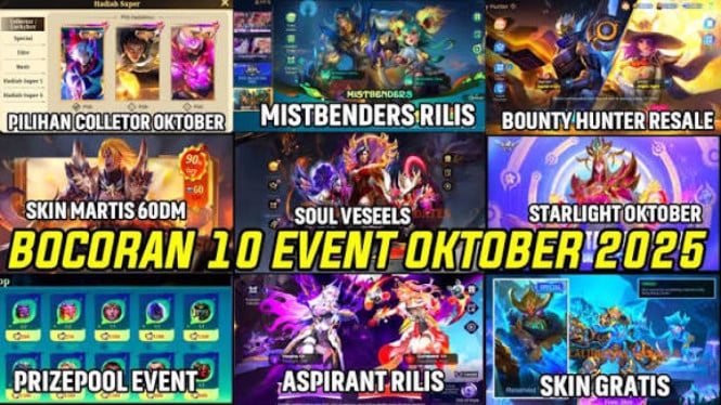 Event Mobile Legends Oktober 2025: Cara Dapat Skin Gratis dan Token Eksklusif!