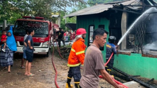 Kebakaran di Marombok, Menghanguskan Rumah dan Uang Rp200 Juta