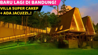Pesona Villa Estetik di Punclut Bandung dengan Pemandangan Gunung dan Sunset