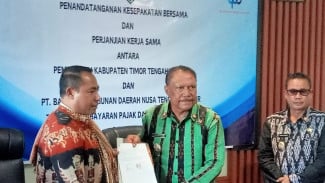 Tingkatkan Penerimaan Daerah, Pemkab TTS Sepakati Pembayaran Pajak Daerah Secara Online dengan Bank NTT