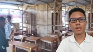 Keluh Kesah dari Celah Dinding Bambu Sekolah di Ohaem, Dean Asadoma Beri Solusi Nyata