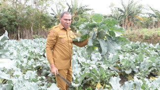 Wakil Gubernur NTT Ajak Pemuda Desa Oetmanunu Kembangkan Hortikultura
