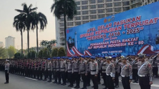 9.035 Personel Gabungan Siap Amankan Pesta Rakyat HUT ke-80 RI di Jakarta