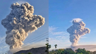 Gunung Lewotobi Laki-laki: Aktivitas Tinggi, Level IV (AWAS) Dua Kali Erupsi per 18 Agustus 2025