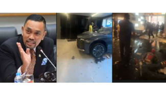 Massa Geruduk Rumah Sahroni di Tanjung Priok, Mobil Lexus Rusak dan Action Figure Iron Man Dijarah