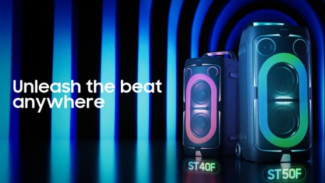 Sound Tower Baru Samsung: Suara Keras, Lampu Pesta, Baterai Tahan Lama!