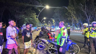 Satlantas Polresta Kupang Kota Tindak Tegas Balap Liar, 17 Motor Diamankan