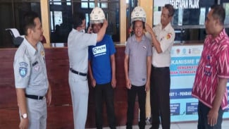 Helm Gratis Samsat Nagekeo untuk Wajib Pajak yang Taat