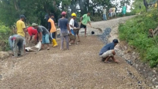Proyek Jalan Kedindi-Kajong Diberi Tambahan 50 Hari, Sisa 410 Meter Dikebut