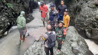 Hanyut di Wae Lokom, Jenazah Theresia Ditemukan Tersangkut Bebatuan