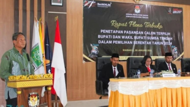 Wakil bupati terpilih, Marthinus Umbu Djoka