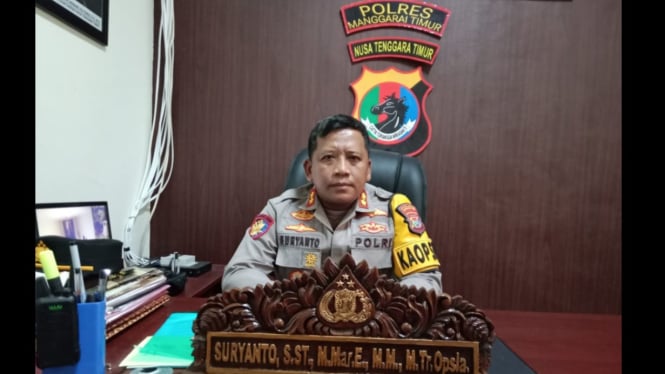 Kapolres Manggarai Timur, AKBP Suryanto