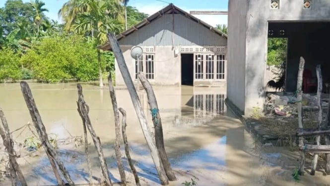 Banjir terjang Motaain akibat Sungai Benenai meluap