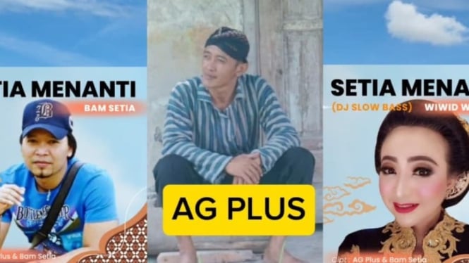 Lagu Setia Menanti diciptakan  Bambang Setiawan dan Agus Santoso