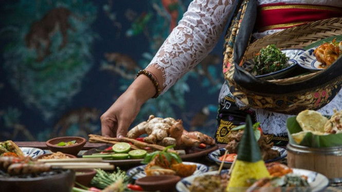 Ilustrasi Kuliner Bali.