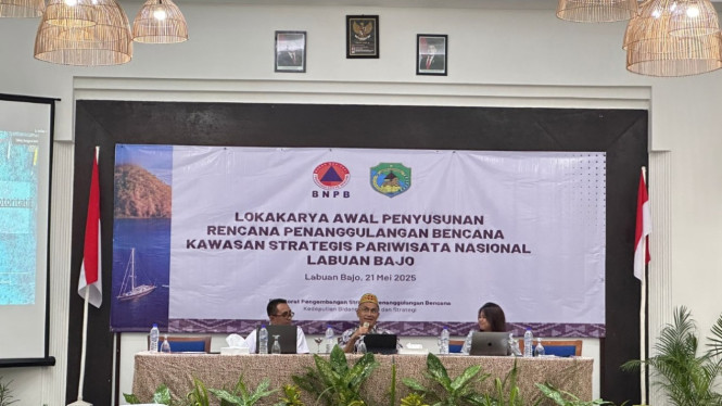 Lokakarya Penyusunan Rencana Penanggulangan Bencana (RPB) di Kawasan Strategis Pariwisata Nasional (KSPN) Labuan Bajo.