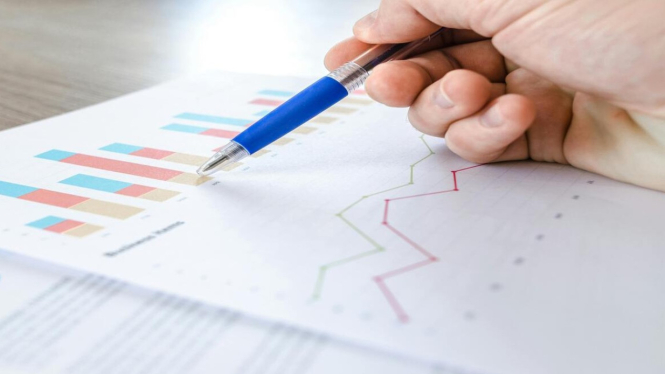 Foto Close Up Spreadsheet Survei