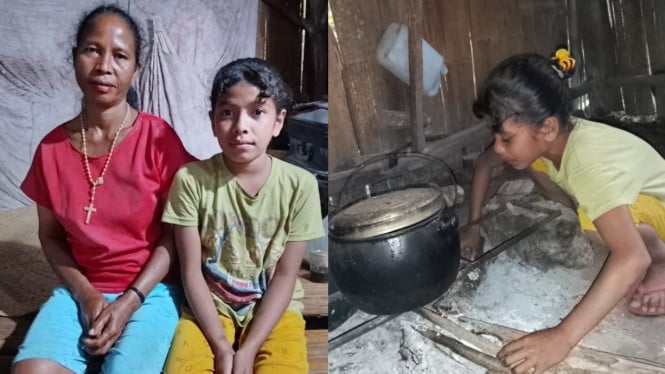 Tasia Didampingi Neneknya di Rumah Mereka Berukuran 6x7