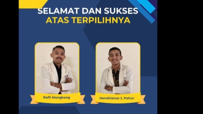 Rafli Mangkang dan Hendrianus Pahur Terpilih