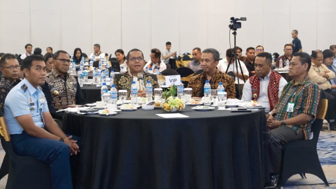 Rapat koordinasi penyampaian laporan pelaksanaan uji petik satuan tugas (Satgas) PLTP di Pulau Flores dan Lembata.