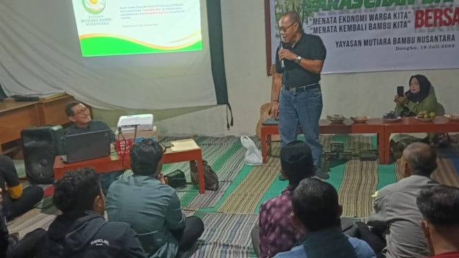 Foto. Erwin Sailendra Ketua Yayasan Mutiara Bambu Nusantara