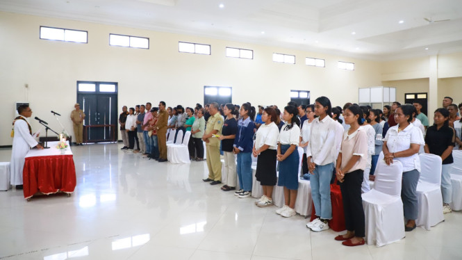 Acara Pelepasan 50 calon mahasiswa ke ITS Mandala, Jember