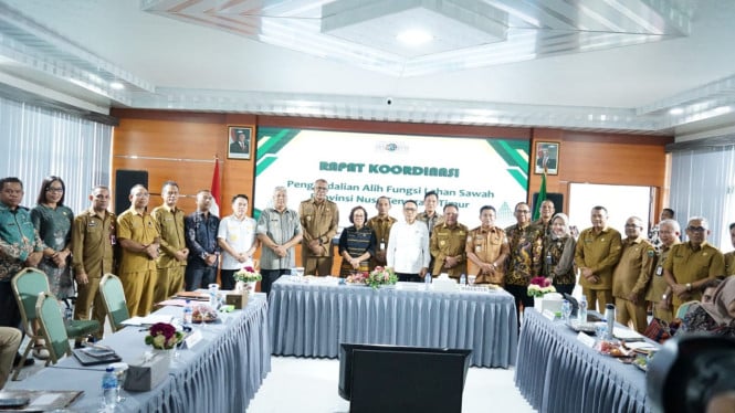 Rapat Koordinasi Pengendalian alih fungsi lahan BPN Provinsi NTT