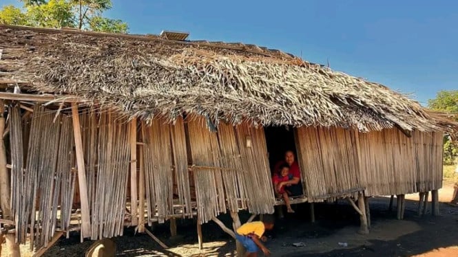 Kondisi rumah warga Nagekeo, Nusa Tenggara Timur