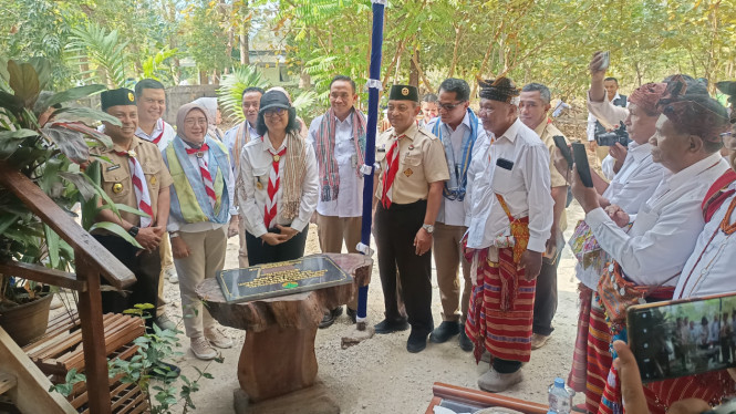 Peresmian KHDTK Mapoli yang dirangkaikan dengan pembukaan Kemah Bakti Saka Wanabakti Wilayah Nusa Tenggara Timur