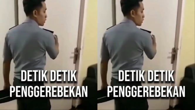 Momen penggerebekan rumah dinas diduga pejabat Kalapas Waingapu