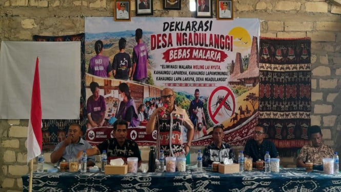 Desa Ngadulanggi, Kecamatan Nggaha Ori Angu, Kabupaten Sumba Timur, resmi dideklarasikan sebagai desa bebas malaria