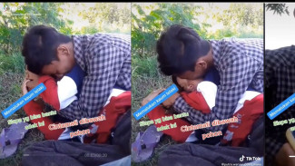 Tak Tahu Malu! Pasangan Mudah Ini Berbuat Tak Senonoh di Tempat Umum