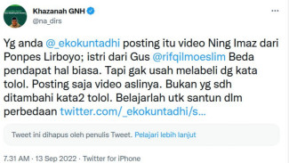 Khazanah GNH : Gak Usah Melabeli Dengan Kata Tolol, Eko Kuntadhi!