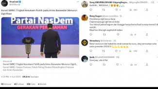 Survei SMRC: Tingkat Kesukaan Publik pada Anies Baswedan Menurun Signifikan, Netizen : Ahh Masa?