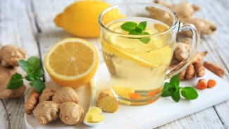 Cara membuat teh lemon jahe