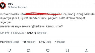 Sadis! Jeratan Pinjaman Pribadi : Bunga Lebih Dari 100% dan Denda 10 Ribu Per Jam?