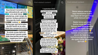 Suami Wanita Ini Sering Open BO, Warganet : Pengadilan Agama Buka Senin-Sabtu Kak