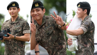 RM dan V BTS Selesaikan Wajib Militer di Chuncheon, Ucapkan Terima Kasih Kepada ARMY yang Menunggu Selama Masa Sulit