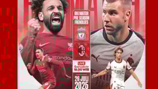 Cara Nonton Liverpool vs AC Milan: Link Live Streaming, Jadwal, dan Susunan Pemain