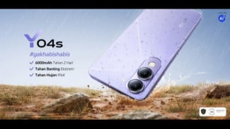 Vivo Y04s Resmi Rilis di Indonesia, HP Tangguh Harga Rp1 Jutaan dengan Baterai 6.000mAh!