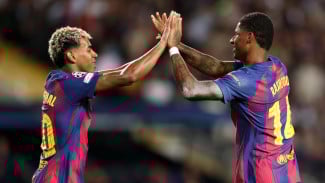 Yamal, Rashford Cetak Gol Bantu Barcelona Menang Besar