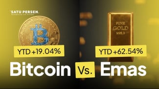 Duel Safe Haven di Tengah Badai Inflasi: Emas vs Bitcoin, Mana yang Paling Cuan di Akhir 2025?