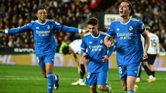Mbappe Bersinar, Real Madrid Terus Memperkecil Jarak dengan Barca di La Liga