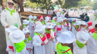 10 Ribu Anak RA Ikuti Manasik Haji di Islamic Center Ciamis