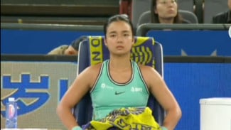 Shi Han Menyingkirkan Alex Eala di Babak Pertama Wuhan Open