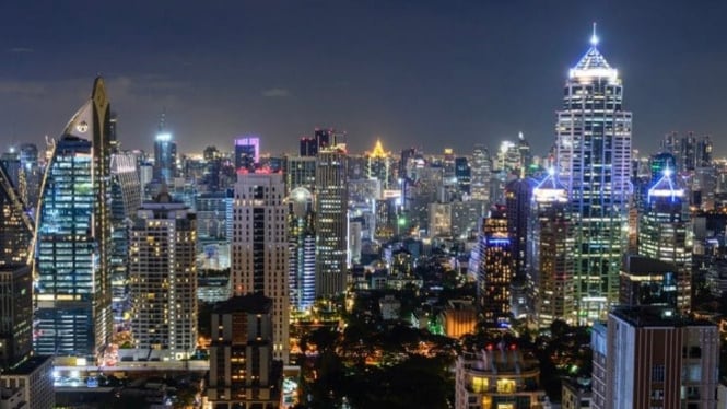 New Town Bangkok skyline
