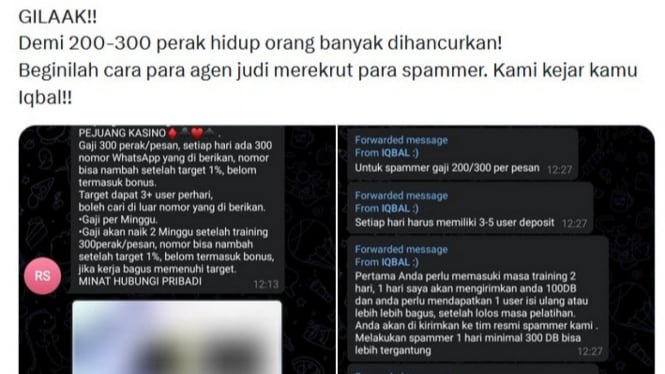 cuitan tentang judi online