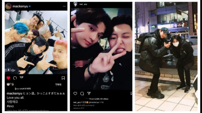 Mackenyu Arata, Chanyeol, dan EXO